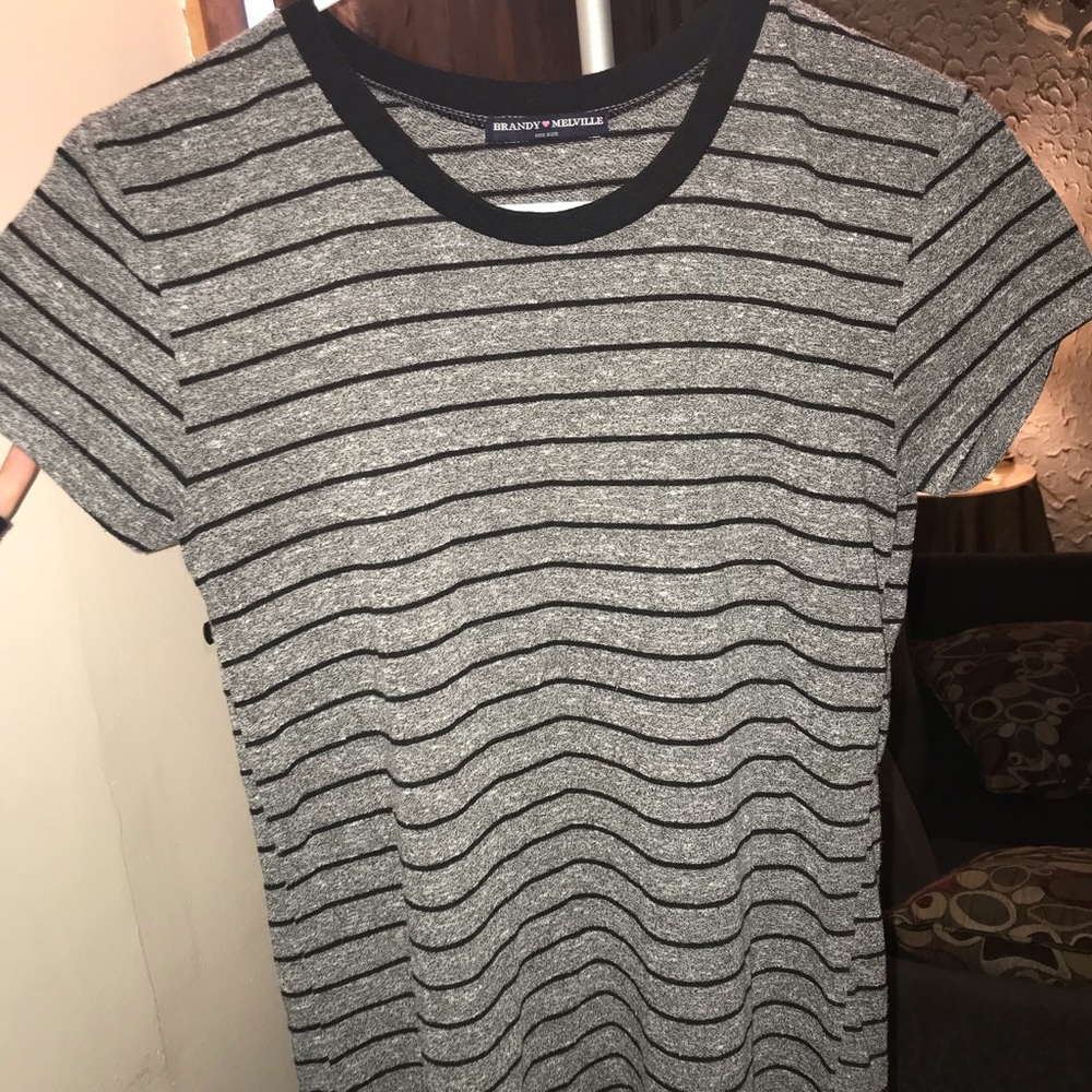 Super Cute Brandy Melville Striped Tee